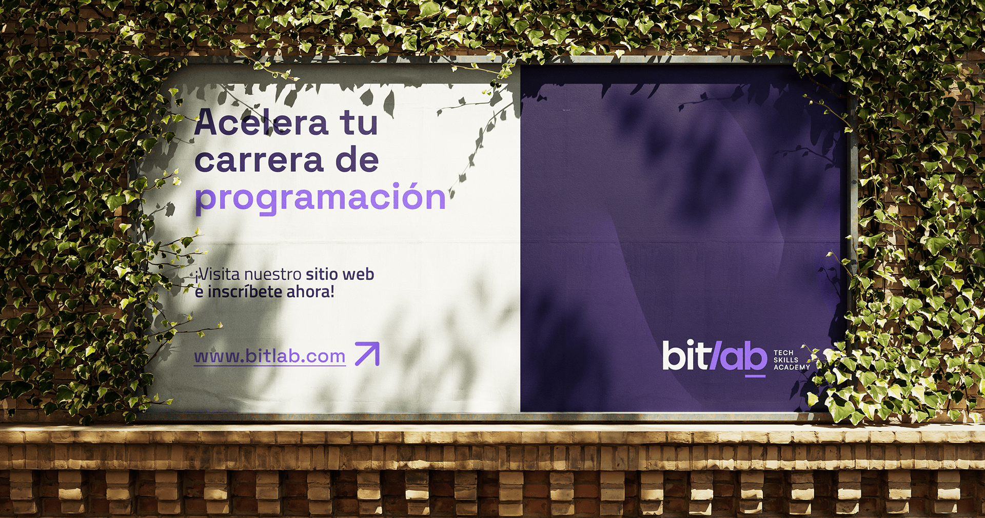 bit/ab outdoor campaign: Acelera tu carrera de programación