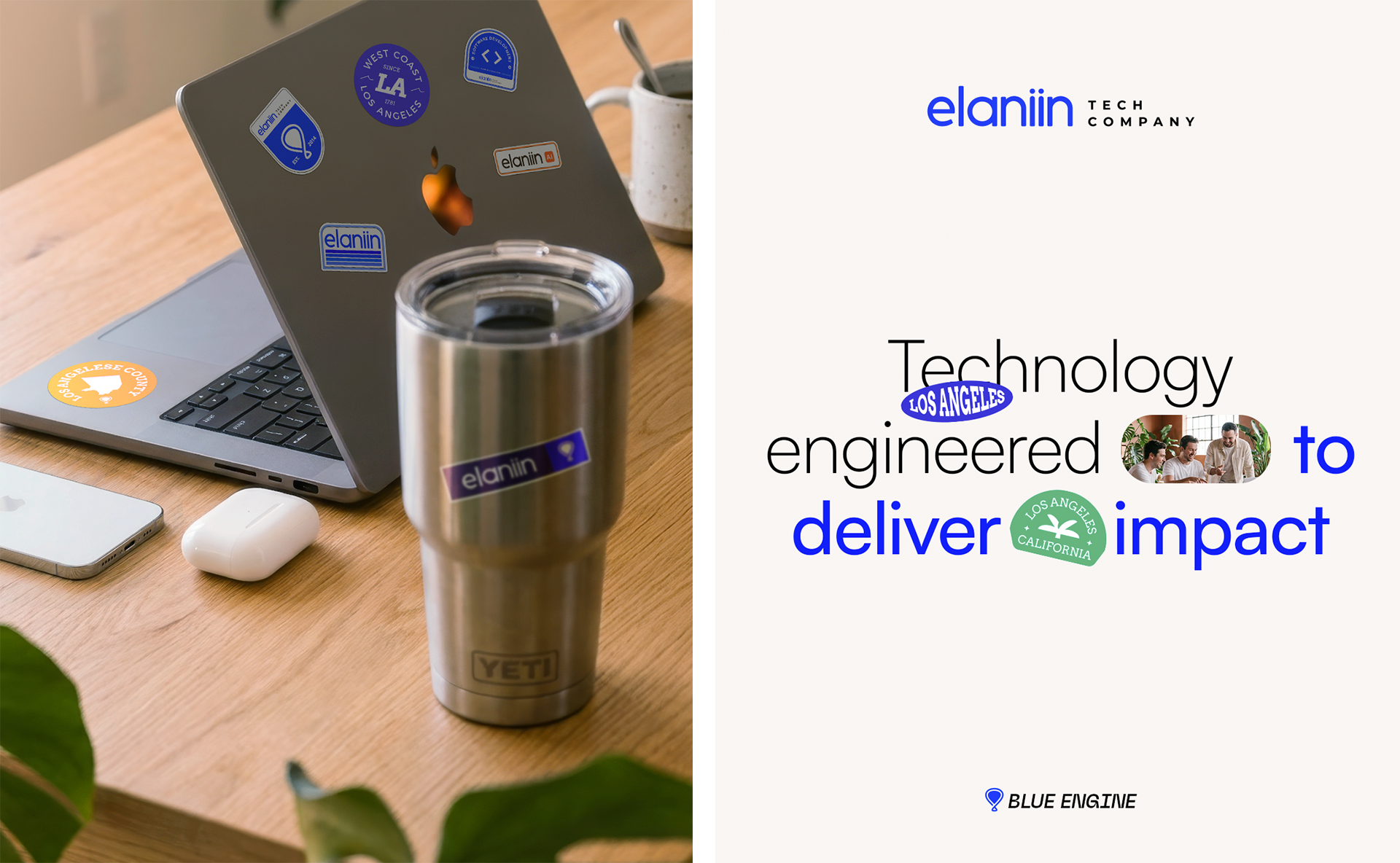 Elaniin in L.A. campaign banner